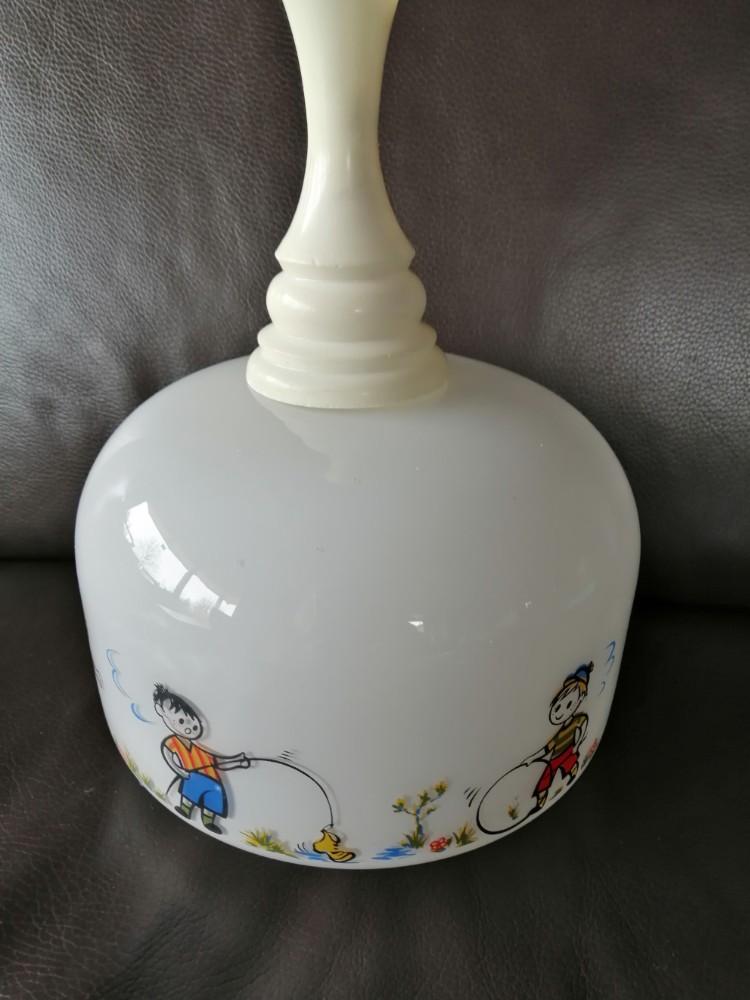 Vintage opaline kinderhanglamp, Kinderen en Baby's, Ophalen of Verzenden, Lamp