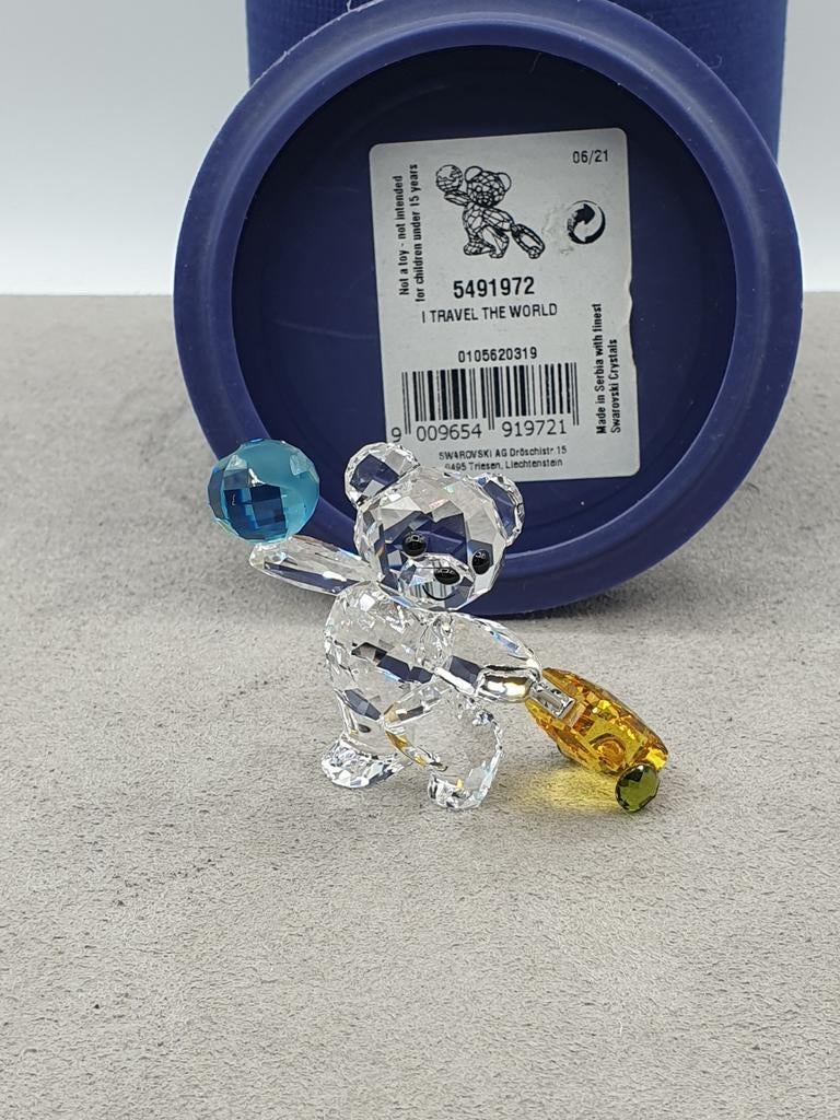 Swarovski Kris beer: Ik reis rond de wereld 5491972., Enlèvement ou Envoi, Comme neuf