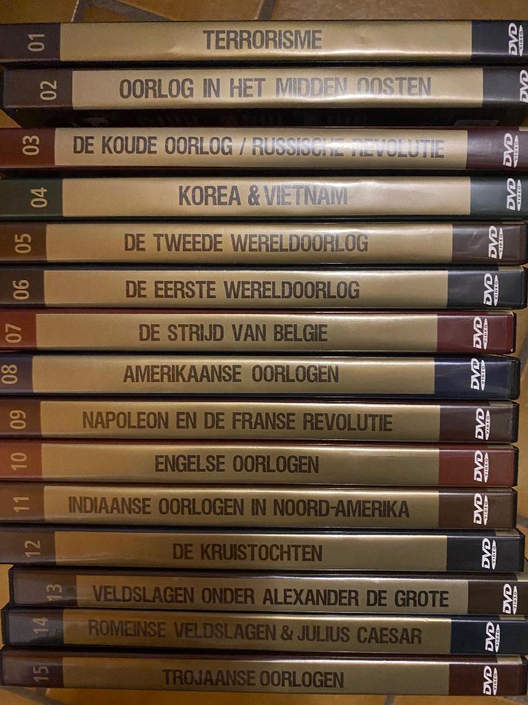 DVD collectie documentaires oorlogen, Ophalen, Oorlog of Misdaad, Alle leeftijden, Boxset