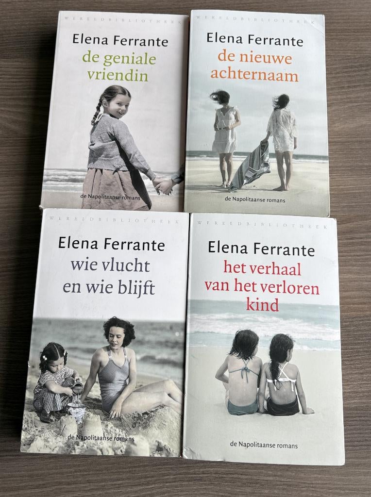 Elena Ferrante De Geniale vriendin - 4 delen, Ophalen of Verzenden, Gelezen, Elena Ferrante