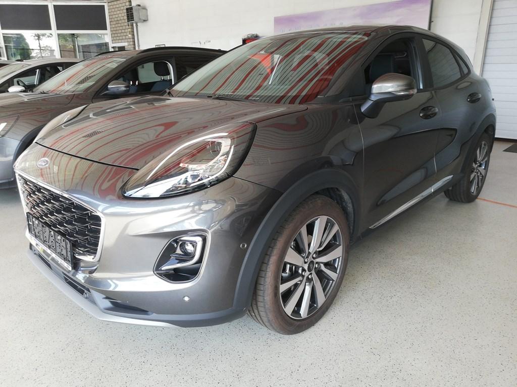 Ford Puma TITANIUM X ALS NIEUW - 3850 KM  - ZEER MOOI, Auto's, Ford, Puma, Euro 6, Blauw, Bedrijf