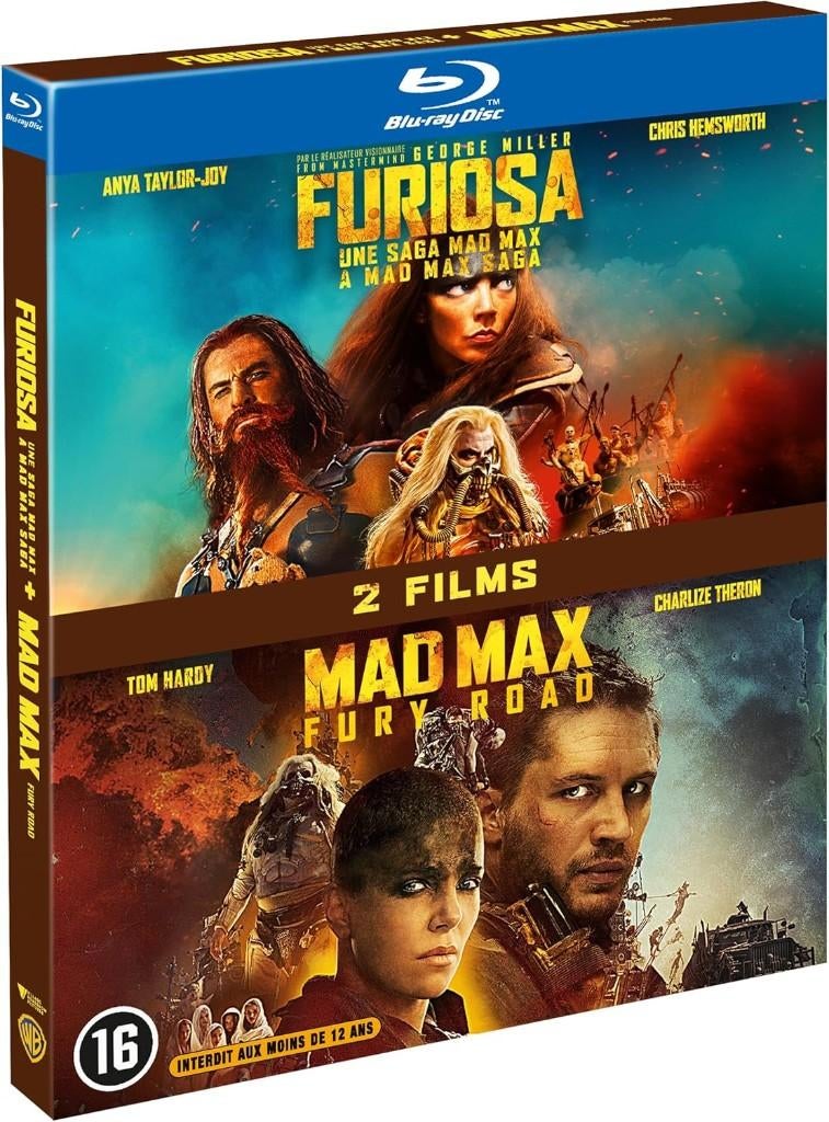 Mad max : fury road + furiosa - Coffret 2 blurays neuf/cello, Cd's en Dvd's, Blu-ray, Nieuw in verpakking, Boxset, Ophalen of Verzenden