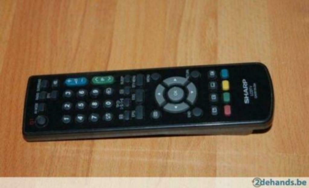 Sharp Afstandsbediening voor LCD tv, Enlèvement ou Envoi, Utilisé, Originale, TV