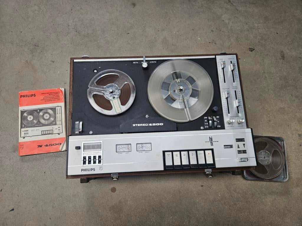 Bandopnemer Philips N4, Audio, Tv en Foto, Bandrecorder, Ophalen of Verzenden, Bandrecorder