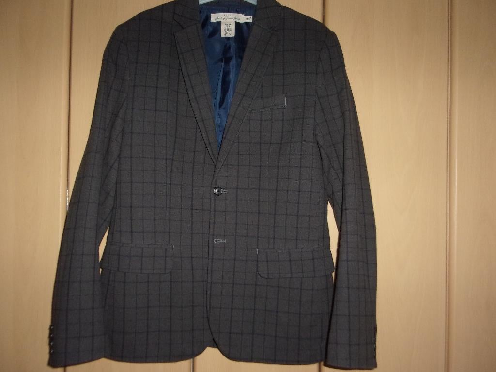 Mooie jongens blazer. Maat 164. (NIEUWSTAAT), H&M, Nieuw, Ophalen of Verzenden, Jongen