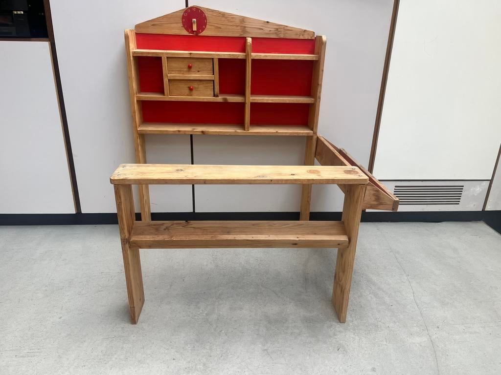 Houten speelgoedwinkeltje, Kinderen en Baby's, Ophalen, Gebruikt