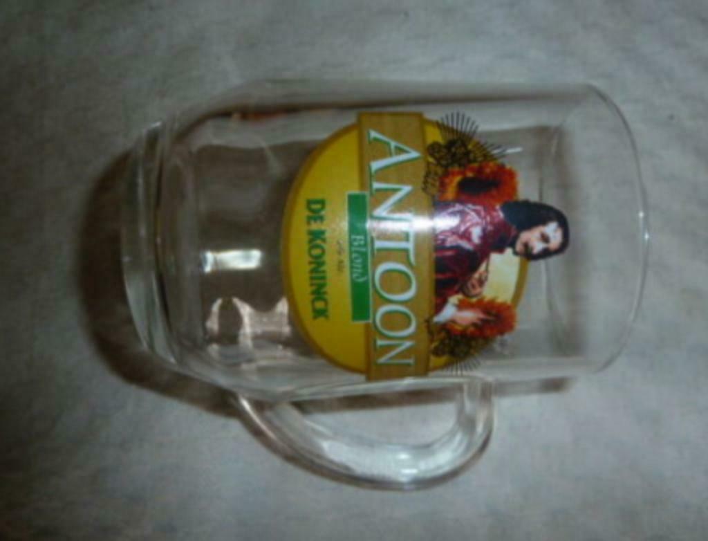 #F bier glas / pul ANTOON BLOND Brij. De Koninck - Antwerpen, Ophalen of Verzenden, Nieuw, Bierglas