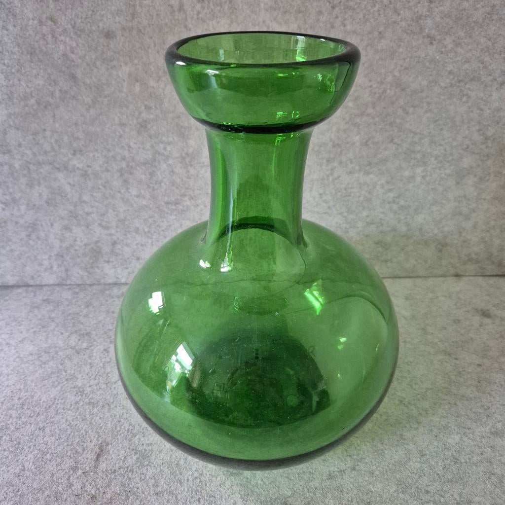 Karaf, groen getint, Empoli?, Ophalen of Verzenden