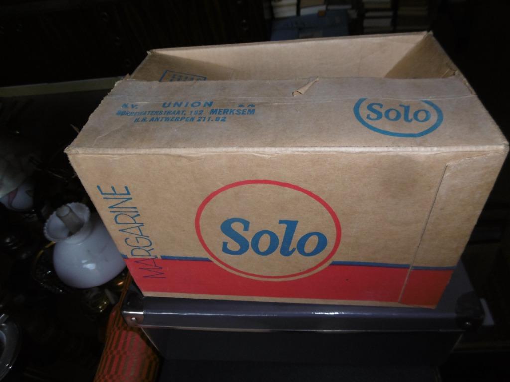 diverse kartondozen "solo" met kartonbuisjes, Verzamelen, Merken en Reclamevoorwerpen, Ophalen of Verzenden, Gebruikt, Verpakking