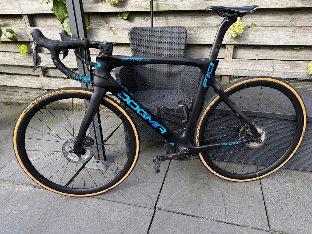 Pinarello Dogma F10 DI2 54cm, Enlèvement, 28 pouces, Carbone, 53 à 57 cm