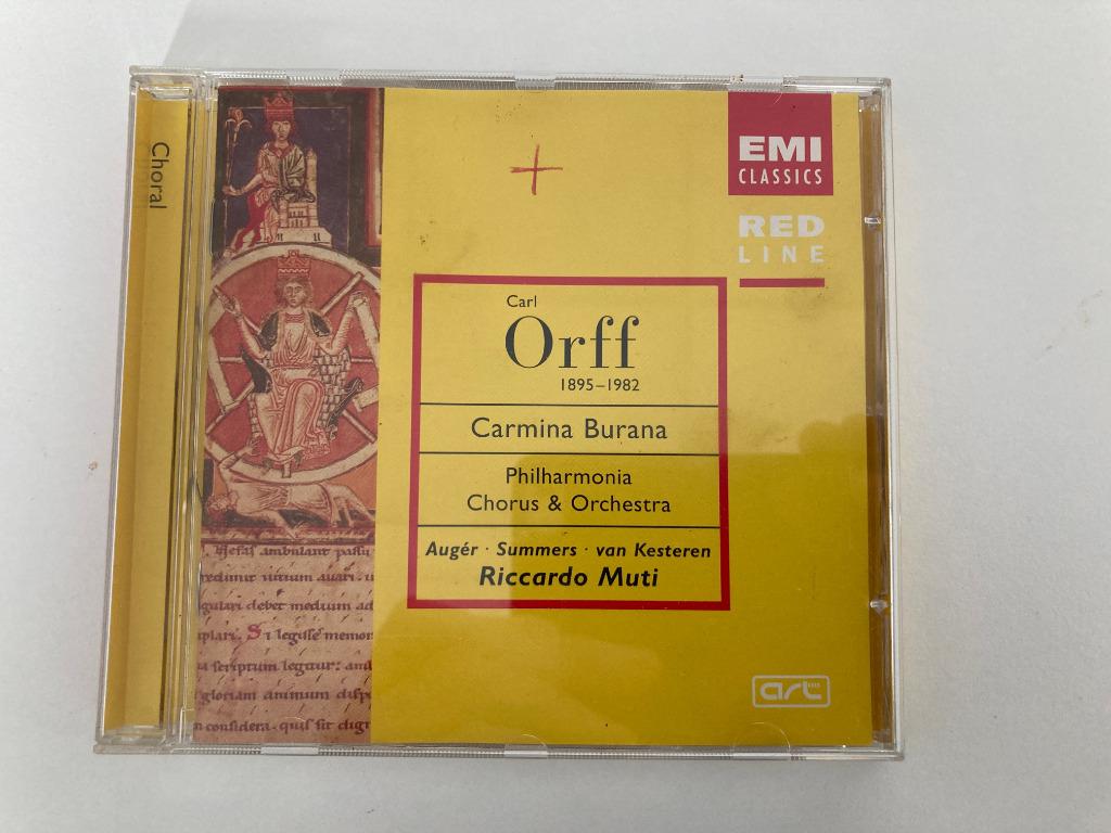 Carl Orff - Carmina Burana (Riccardo Muti), Ophalen of Verzenden, Zo goed als nieuw