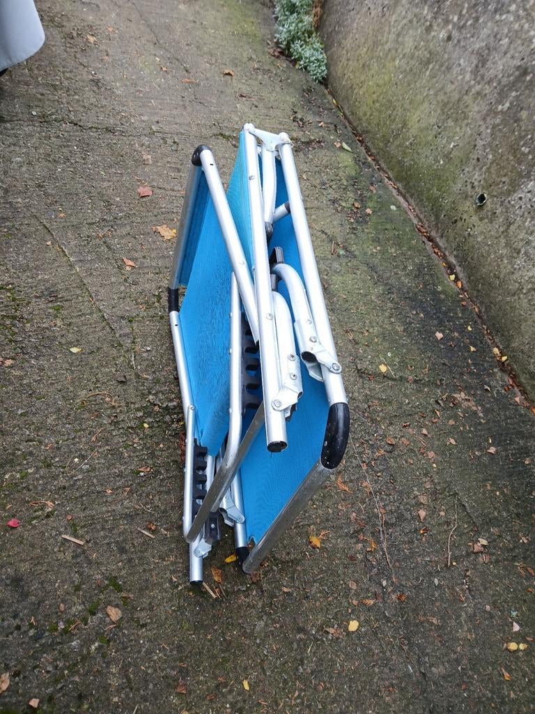 Transat.  0496811660 à discuter tout en aluminium, Ophalen of Verzenden, Gebruikt, Aluminium, Inklapbaar