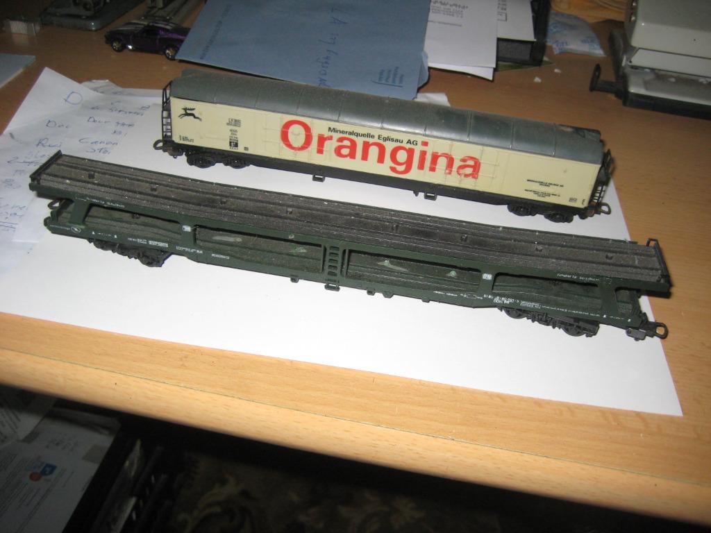 modeltrein LIMA, Hobby en Vrije tijd, Modeltreinen | H0, Gebruikt, Gelijkstroom of Wisselstroom, Wagon, Ophalen of Verzenden