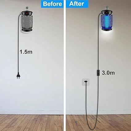 Muggenlamp | kabel van 3 m |  LEVERING, -, Verzenden, -, Nieuw