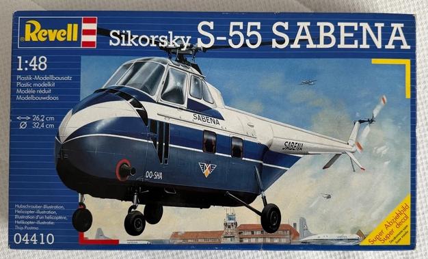 SABENA SIKORSKY S-55 REVELL nr. 04410 1/48, Enlèvement ou Envoi, Hélicoptère, Revell