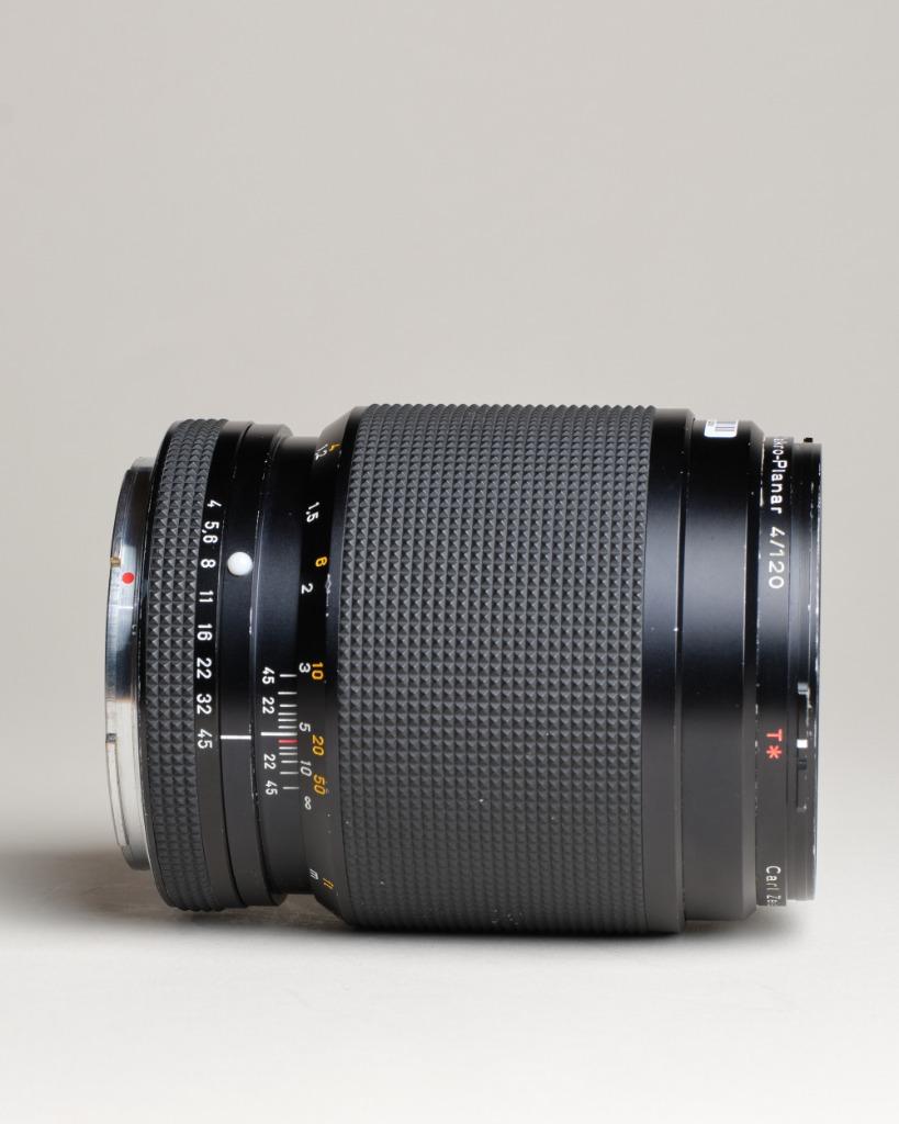 Carl Zeiss 120mm F4 APO- Makro-Planar T*, Enlèvement ou Envoi, Utilisé, Objectif macro