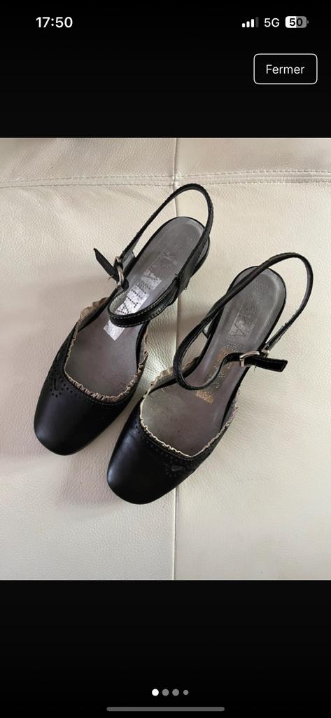 Chaussures Hispanitas 37, Ophalen, Zwart, Hispanitas, Sandalen of Muiltjes