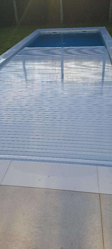 Zwembadlamellen wit pvc voor zwembad 3 m op 9m, Ophalen, Overige typen, 300 cm of meer, Zo goed als nieuw