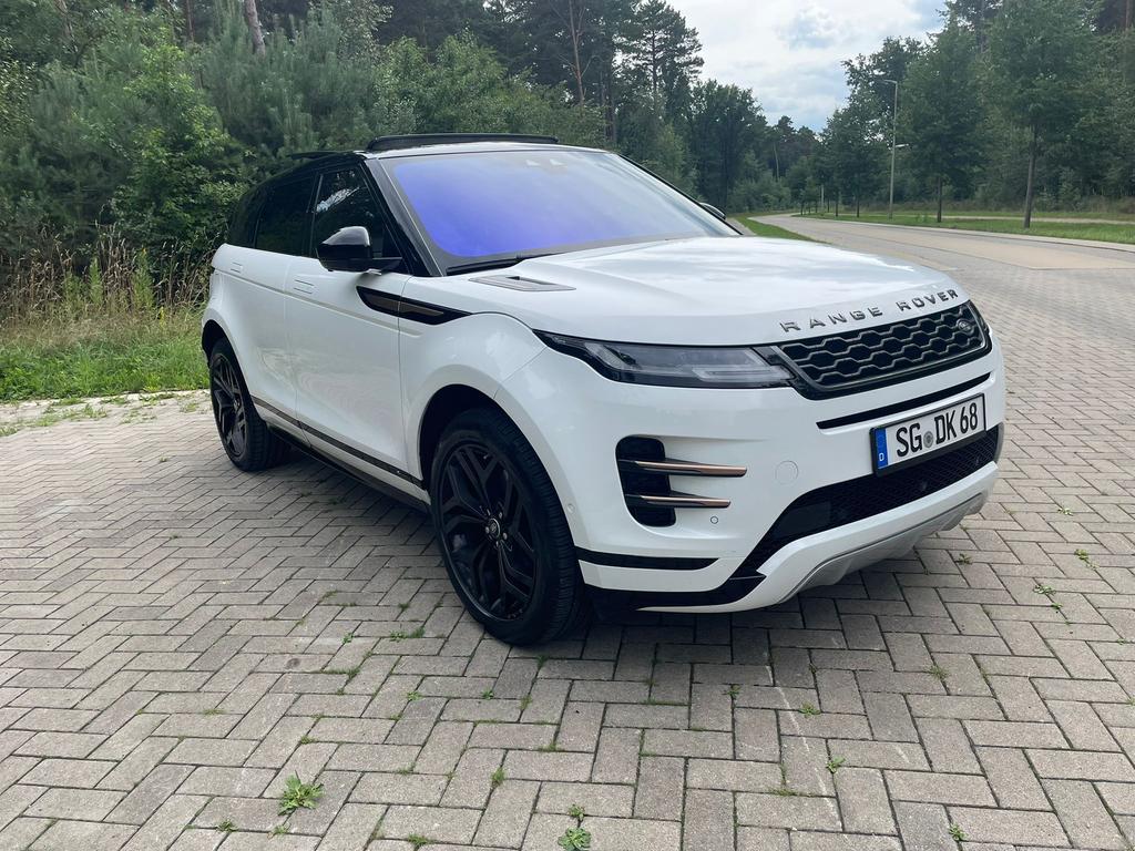 Range Rover Evoque R Dynamic 2019, Auto's, Automaat, Zwart, Wit, Diesel