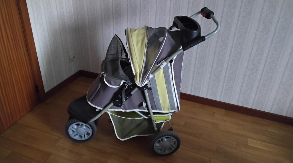 Hondenbuggy., Ophalen, Gebruikt