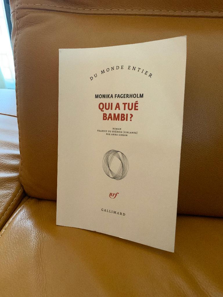 Qui a tué bambi ? de Monika Fagerholm, Enlèvement ou Envoi, Comme neuf