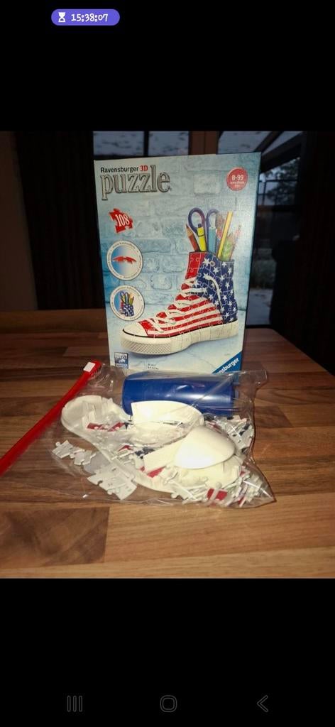 Ravensburger Sneaker American Style-3D puzzel, Enlèvement ou Envoi, Utilisé