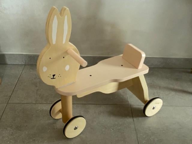 Draisienne enfant en bois Trixie, Enlèvement