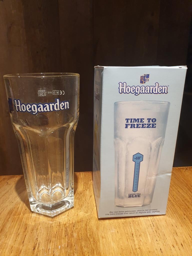 Hoegaarden glazen 35stuks, Ophalen, Nieuw, Bierglas