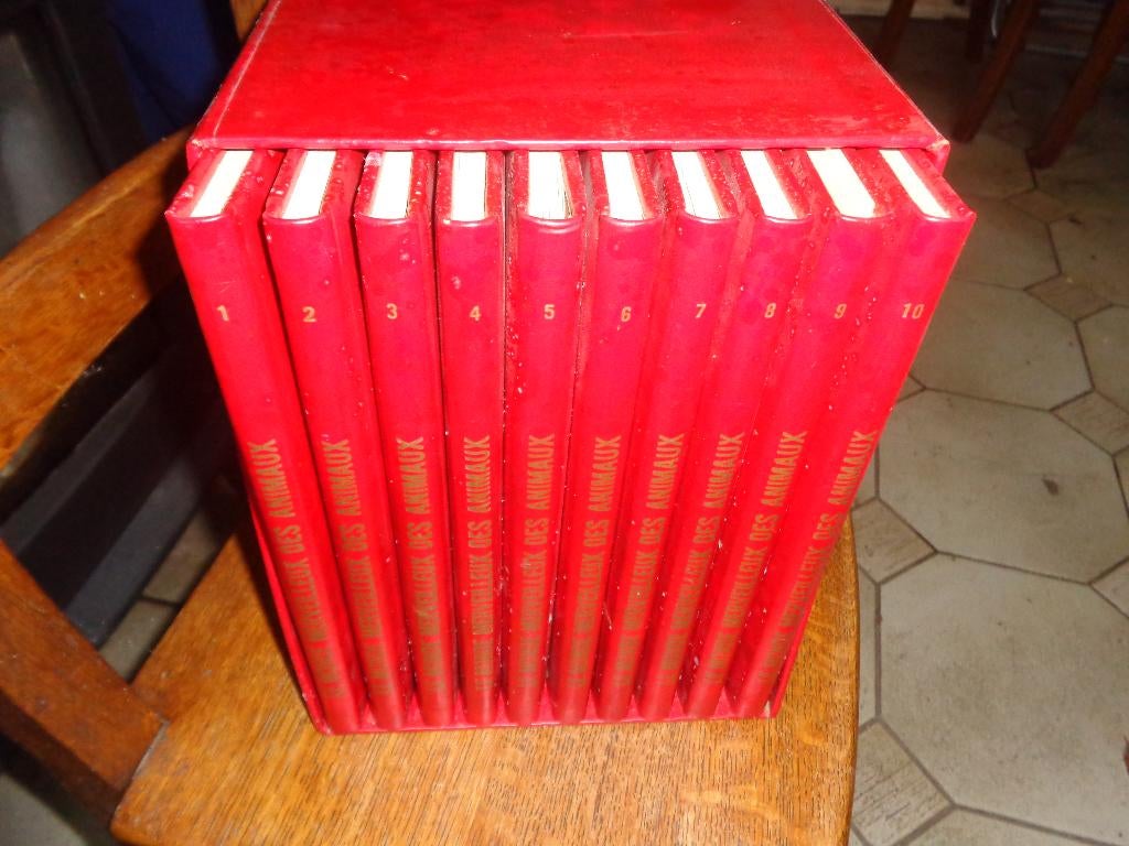 Encyclopédie "Le monde merveilleux des animaux" 10 volumes, Livres, Encyclopédies, Enlèvement, Animaux