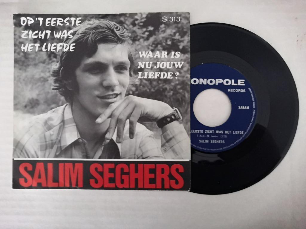 SALIM SEGHERS - Op 't eerste zicht was het liefde (45t), Ophalen of Verzenden, Zo goed als nieuw, Nederlandstalig