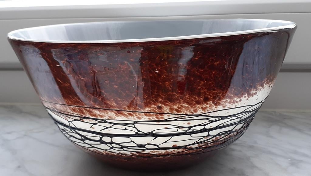 Saladier ou cache-pot en verre, Enlèvement, Comme neuf, Verre