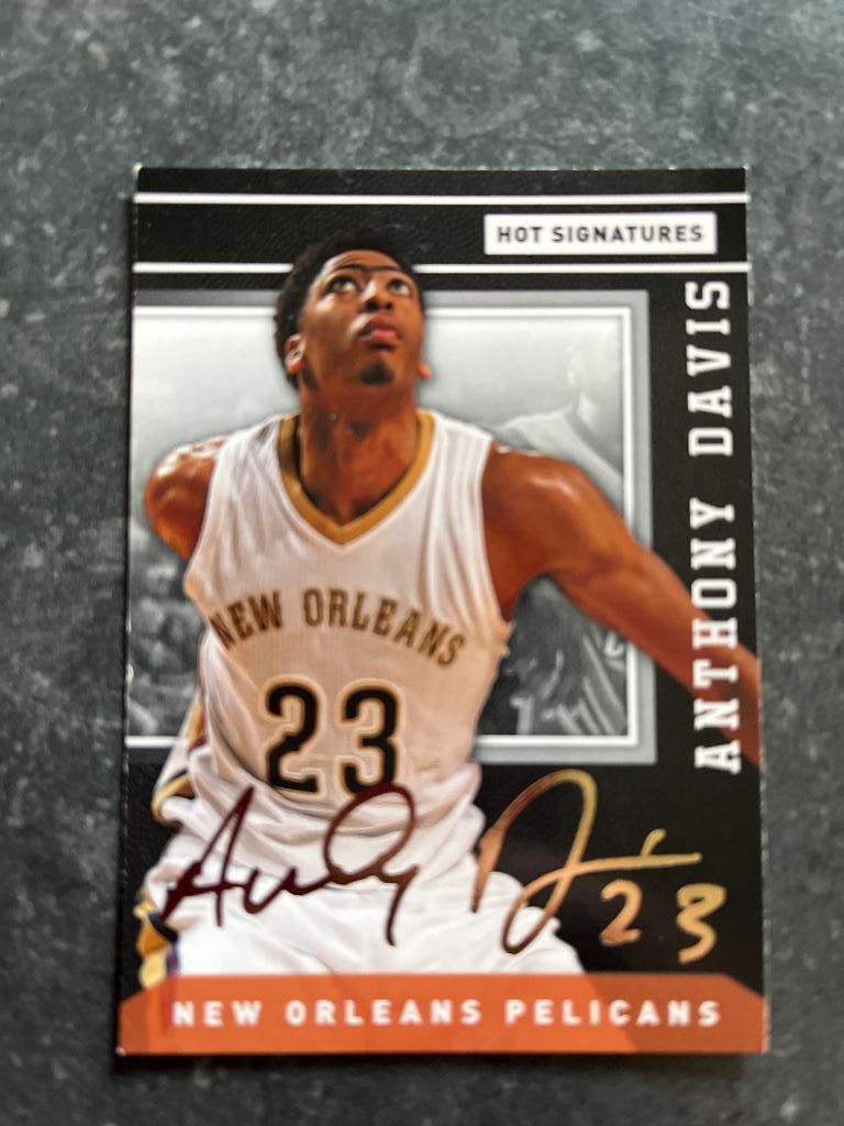 Anthony Davis, signature phare de Panini 2014, Collections, Enlèvement ou Envoi, Comme neuf, Sport