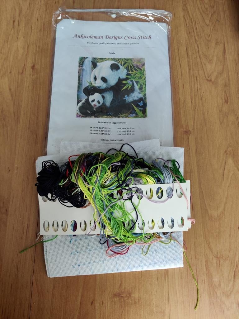 Panda pakket kruissteek, Ophalen of Verzenden, Nieuw