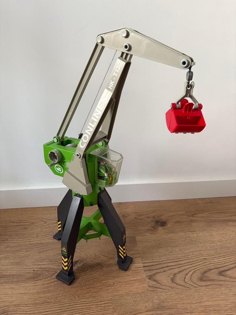 Playmobil havenkraan Conlines, Ophalen, Zo goed als nieuw