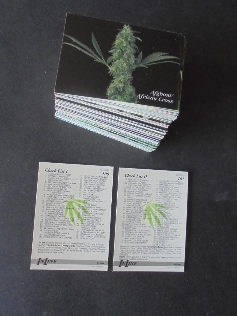 Trading cards - InLine Series II Hemp cards 1996, Verzenden, Nieuw, Meerdere plaatjes