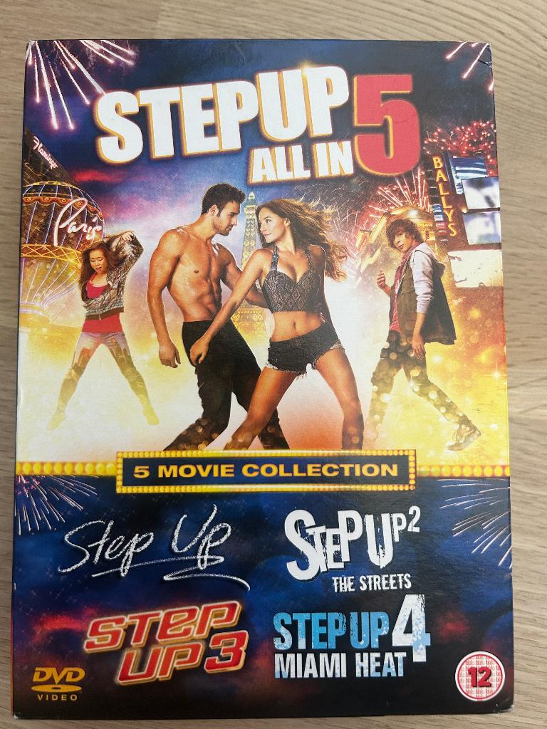 DVD box ‘5 movie collection ‘ step up, Enlèvement ou Envoi, Drame, Coffret, Comme neuf