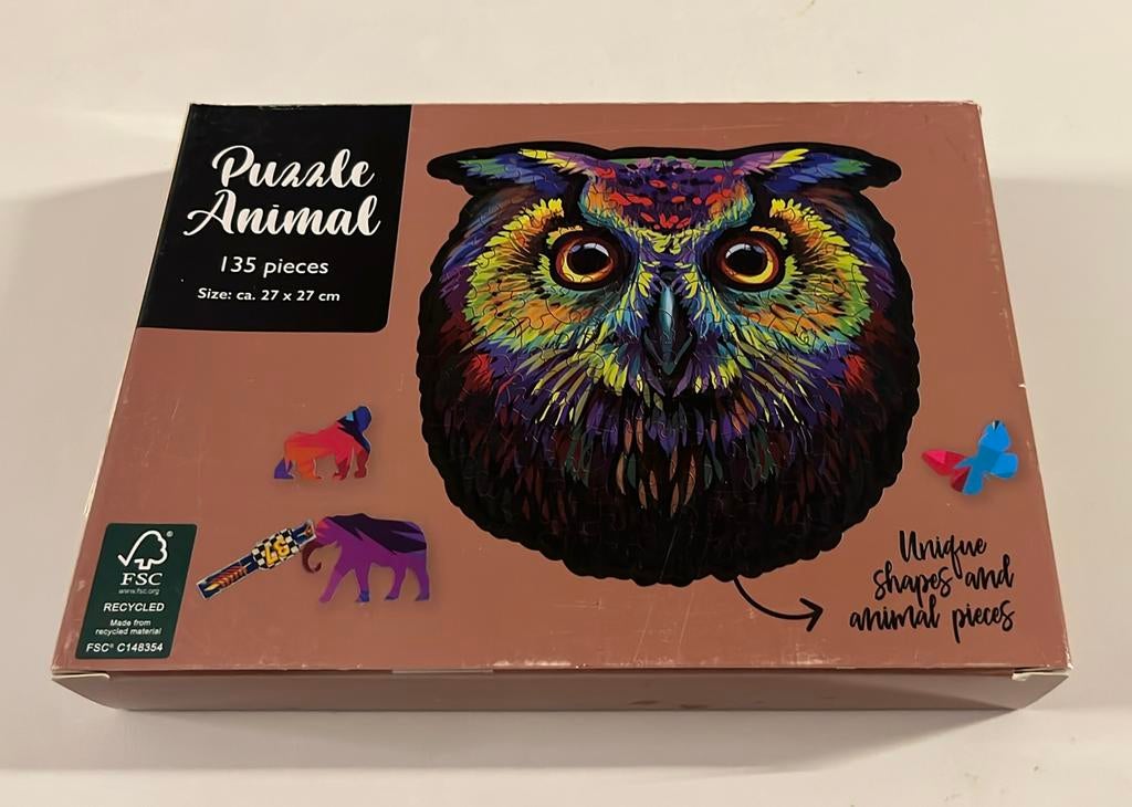 Puzzel uil 135 stukken, Hobby en Vrije tijd, Ophalen, Zo goed als nieuw