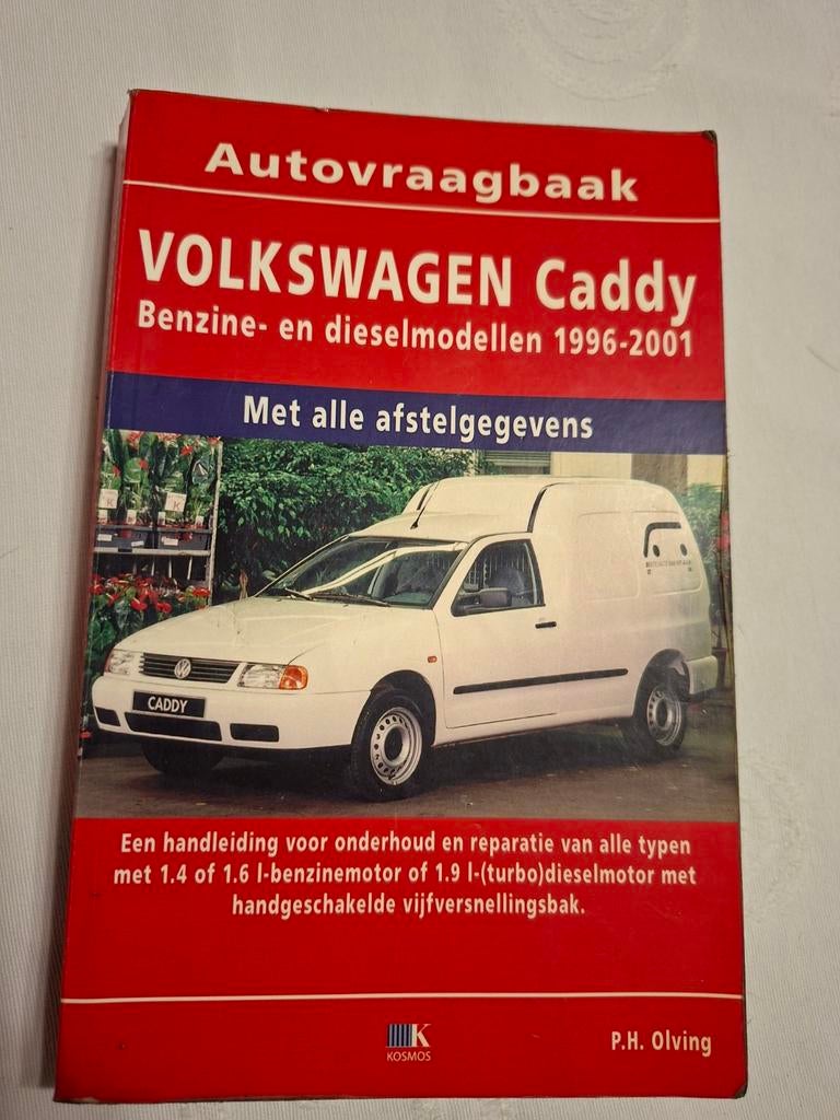 Vraagbaak handleiding olving Volkswagen Vw Caddy benz/Diesel, Auto diversen, Ophalen of Verzenden