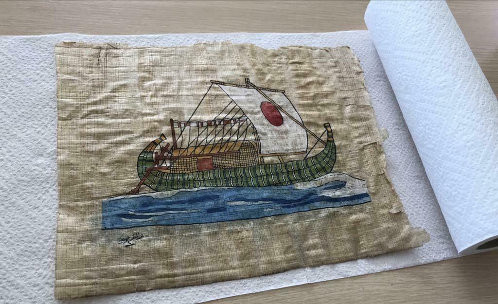 Papyrus om in te kaderen, Verzenden