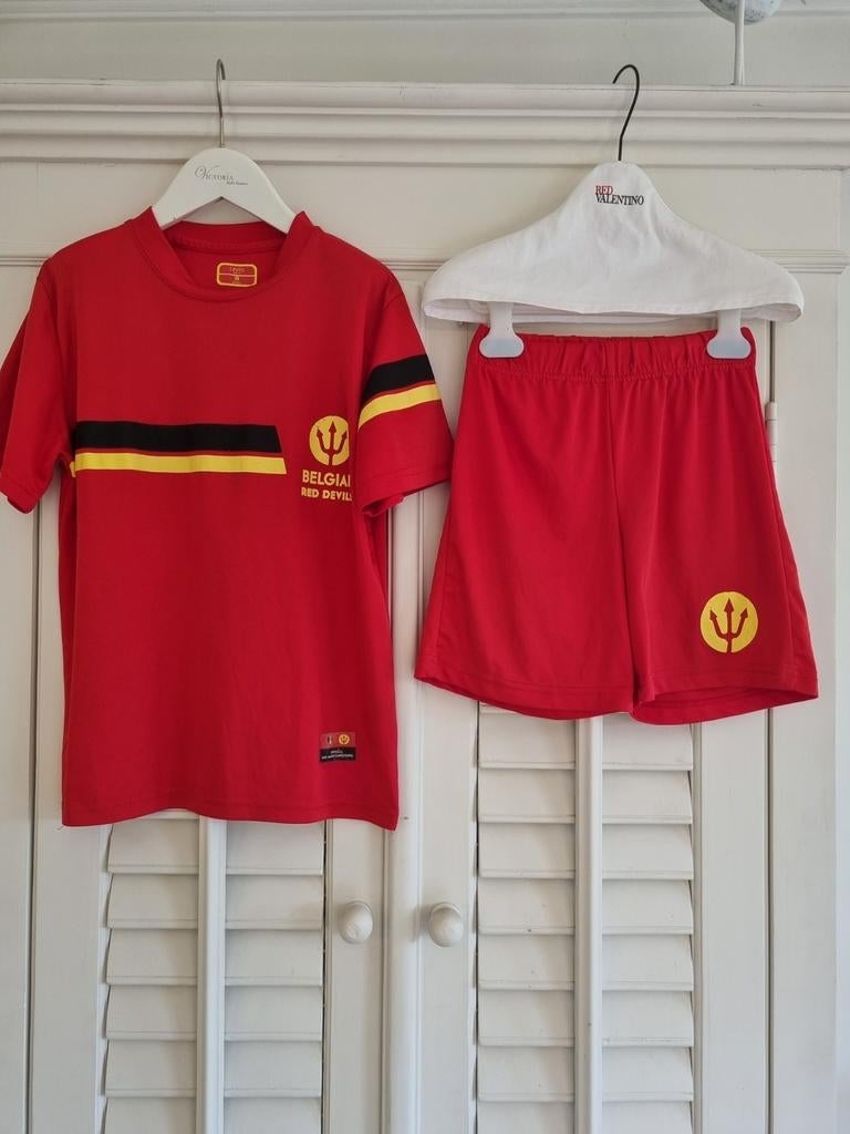 Voetbalpakje Rode Duivels 14 jaar - 164, Garçon ou Fille, Rode Duivels, Enlèvement ou Envoi, Comme neuf