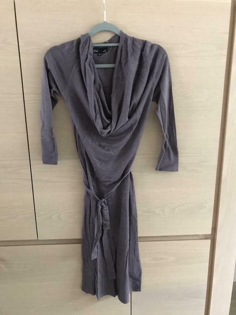 Mooie twinset: kleedje (+ riempje) + lange gilet - JBC - 38, Jbc, Ophalen of Verzenden, Zo goed als nieuw, Maat 38/40 (M)