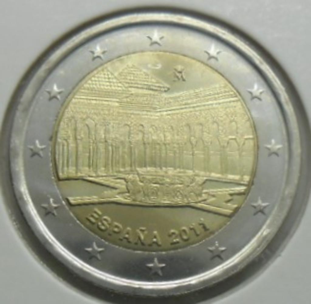 2 euro commémorative Espagne 2011 "Grenade". UNC., Timbres & Monnaies, Monnaies | Europe | Monnaies euro, Envoi, Espagne, 2 euros
