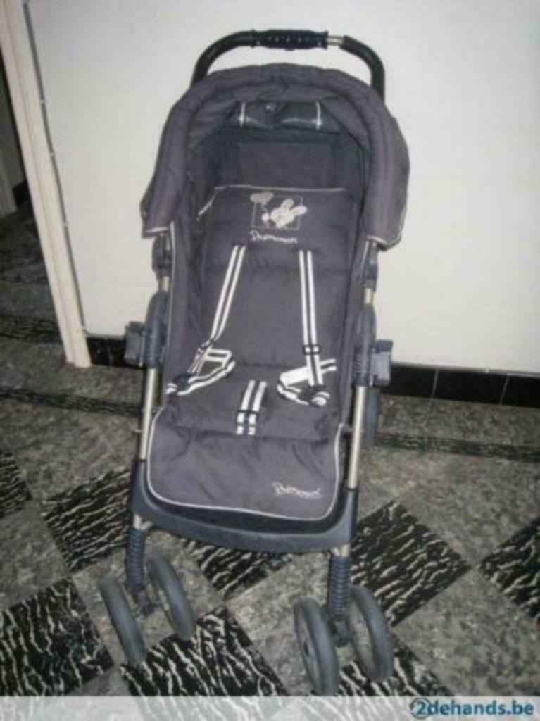 Propere  buggy, ligzak, draagmand, Zo goed als nieuw, Combiwagen, Verstelbare duwstang, Ophalen