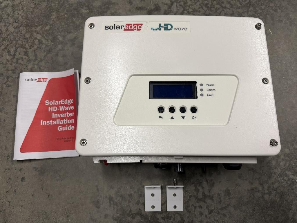 SolarEdge SE2200H omvormer + 9st SolarEdge P370 optimizers, Doe-het-zelf en Bouw, Ophalen, Gebruikt, Compleet systeem, 200 wattpiek of meer