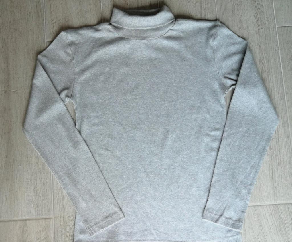 Grijze coltrui / sous-pull - Domyos - maat 152, Domyos, Trui of Vest, Ophalen of Verzenden, Zo goed als nieuw