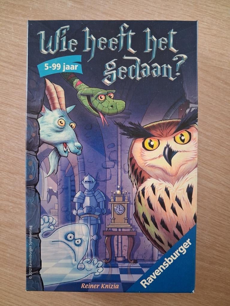 Wie heeft het gedaan? (Vanaf 5 jaar, 2 tot 5 spelers), Ophalen of Verzenden, Zo goed als nieuw