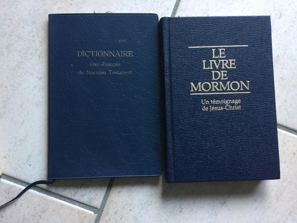 DICTIONNAIRE NOUVEAU TESTAMEMT/LIVRE DE MORMON, Enlèvement ou Envoi, AUTRES