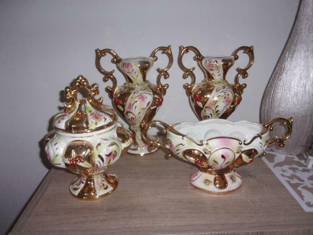 4 vases dorés vintage AU CHOIX, Enlèvement ou Envoi