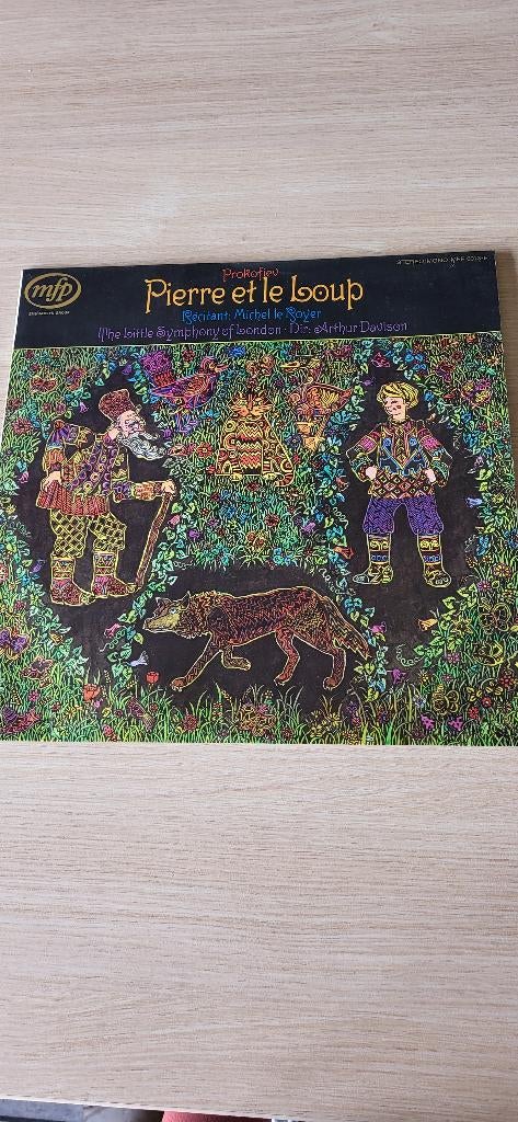 disque 33trs Pierre et le loup, CD & DVD, Enlèvement ou Envoi, Comme neuf, Fable ou Conte (de fées), 6 à 9 ans