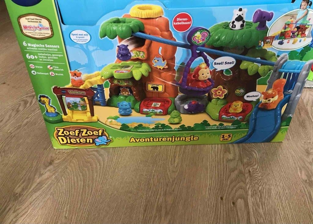 vtech - zoef zoef dieren - avonturenjungle, Ophalen of Verzenden